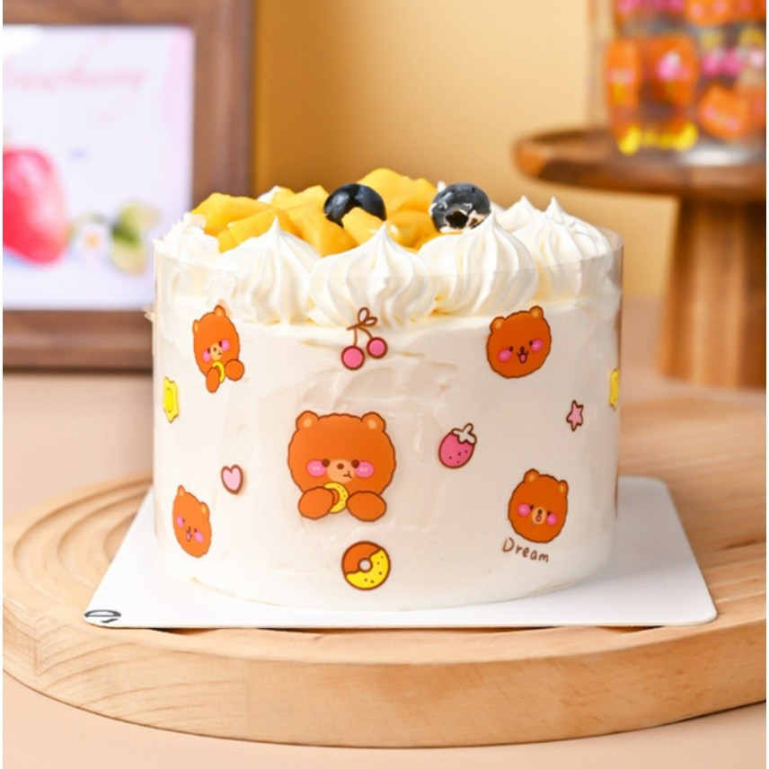 8cm Safe Acetate Roll Cake Collar Transparent Mousse Cake Surround Film for Chocolate Mousse Cake Decoration蛋糕围边(2340L) - Image 7