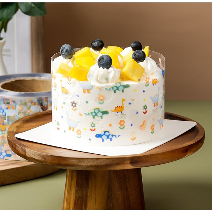 8cm Safe Acetate Roll Cake Collar Transparent Mousse Cake Surround Film for Chocolate Mousse Cake Decoration蛋糕围边(2340L) - Image 10