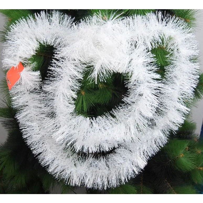 2m Christmas Decoration Ribbon Garland Christmas Tree Ornaments Dark Green Ribbon DIY Decor Tinsel Xmas Party(1104L) - Image 12