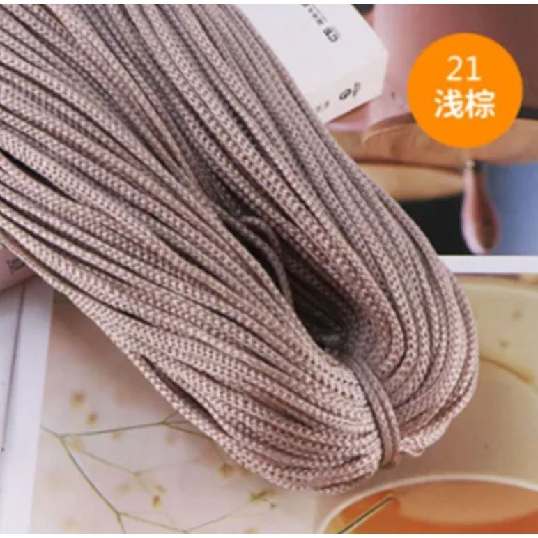 13meters Nylon Cord Thread Chinese Knot Macrame Rattail For DIY Jewelry Necklace Bracelet Home Textile 中国结流苏线(2486L) - Image 12