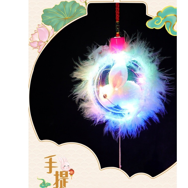 1pc Light portable lanterns children's toys LED Chinese traditional festival gift 手提灯笼(2384L) - Image 7