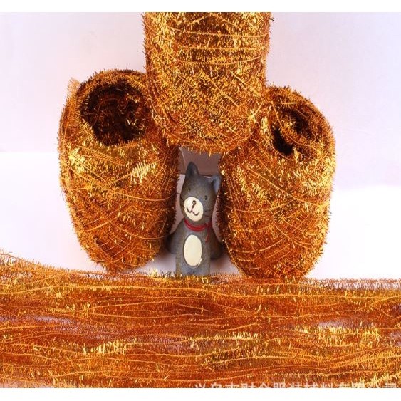 10g Wire Garland Tinsel Hanging Rattan Christmas Tree Ornament Decoration Xmas Wedding Birthday Party 纺织玻璃丝纱线 (1569L) - Image 4