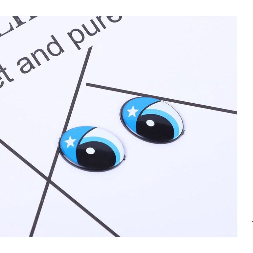 10Pcs 10mm Plastic Cartoon Eyes DIY Cute Safety Eyeball For Animal Bear Dolls Puppet Crafts Supplies(1507L) - Image 3