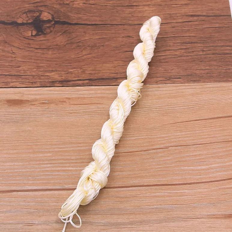 13meters Nylon Cord Thread Chinese Knot Macrame Rattail For DIY Jewelry Necklace Bracelet Home Textile 中国结流苏线(2486L) - Image 18