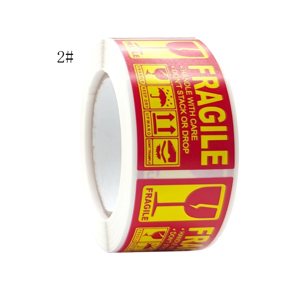 250pcs/Roll Fragile Warning Label Stickers Please Handle with Care for Goods Shipping Express Label 警示标签贴(2437L) - Image 7