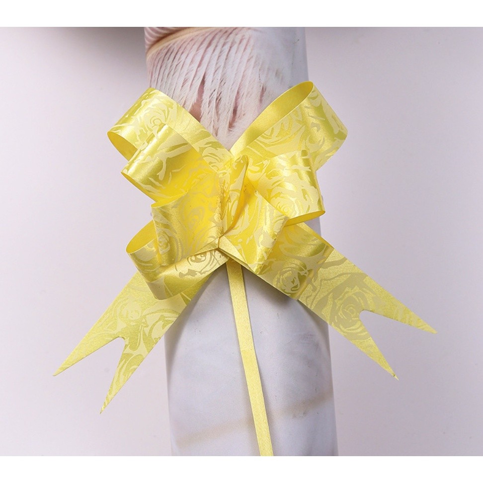 10PCS 1.8cm (Rose) Pull Bows Flower Ribbon For Wrapping Gift Decorate Wedding Car Party Christmas Birthday(1320L) - Image 14