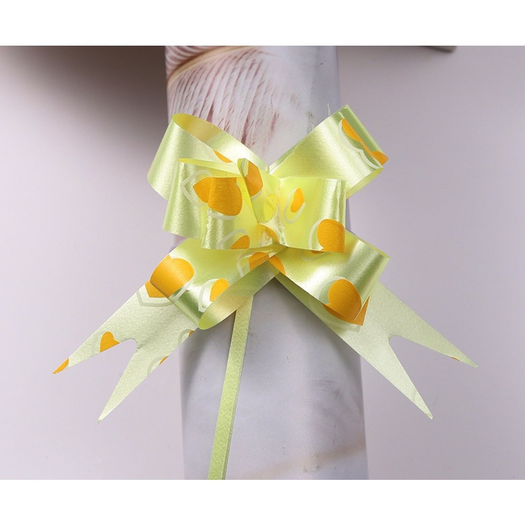 10PCS 1.8cm (Heart) Pull Bows Flower Ribbon For Wrapping Gift Decorate Wedding Car Party Christmas Birthday(1322L) - Image 12