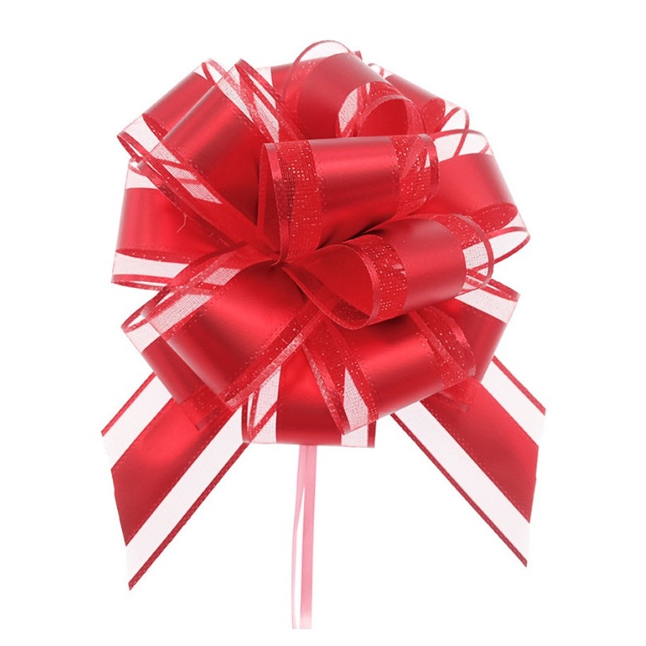 1pc 50# Flower Car Gifts Wedding Pull Bow Ribbons Wrap Packing Valentines Day Birthday 大号哑光金属色球花(2745L) - Image 16