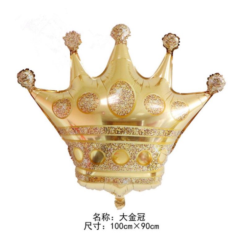 1pcs Gold Crown Aluminum Balloon Air Cheers Beer Mug Crown Foil Air Balloons(305L) - Image 4