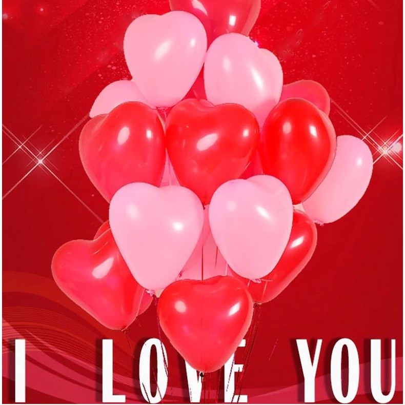 10pcs 12inch Heart Balloon Wedding Birthday Party Baby Shower Decoration Heart Balloon Anniversary(1441L) - Image 3
