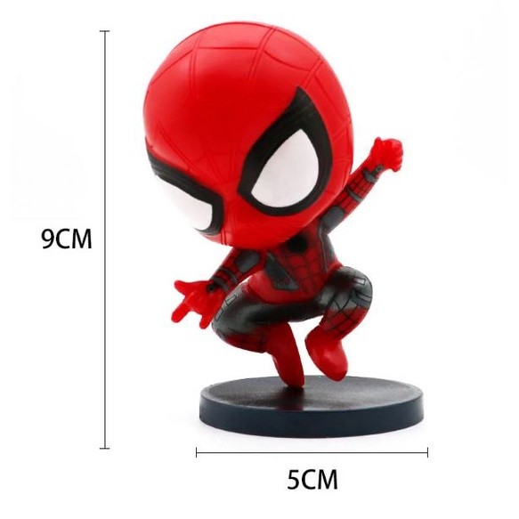 4Pcs/Set Disney Spiderman Anime Action Figure Toy Pvc Cake Decor Doll Collection Model Toy Christmas Gift for Kid(2655L) - Image 6