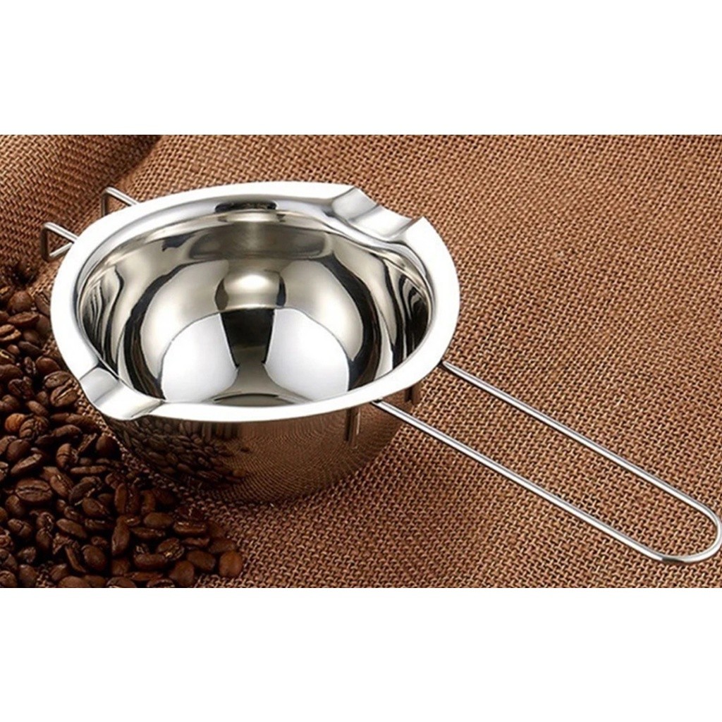 Wax Melting Pot Candle Soap Chocolate Butter Handmade Soap Tool Supplies for Durable Washable Reusable不锈钢隔水融化碗(2717L) - Image 9
