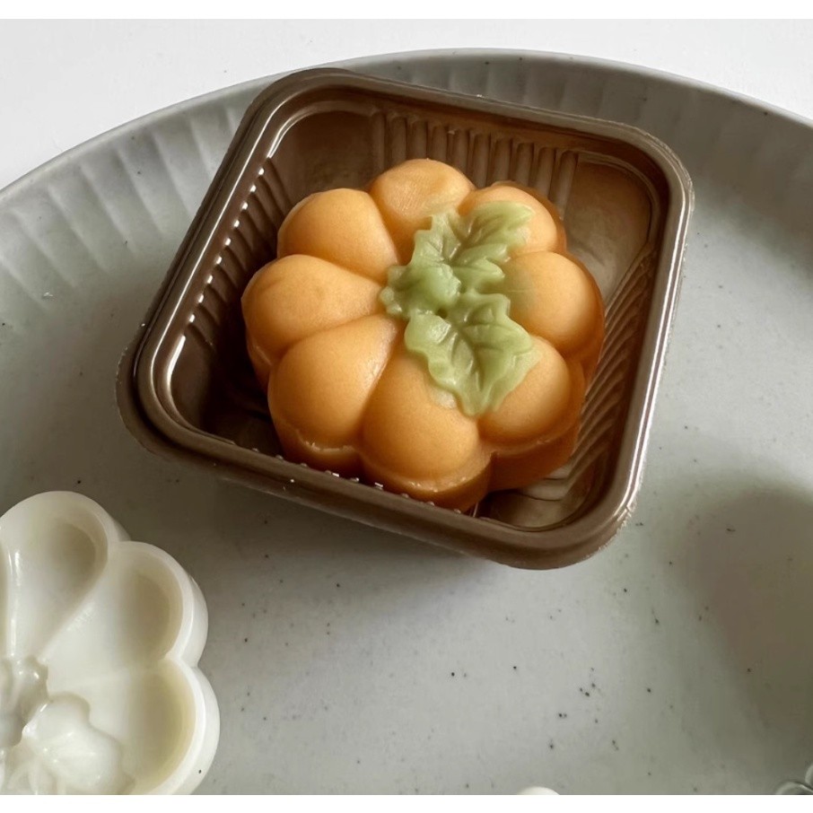 30g/50g Fruit Pineapple/ Pumpkin Shaped Mooncake Mold Stamp Hand Press Chocolate Mould 菠萝南瓜月饼模具(2205L) - Image 8