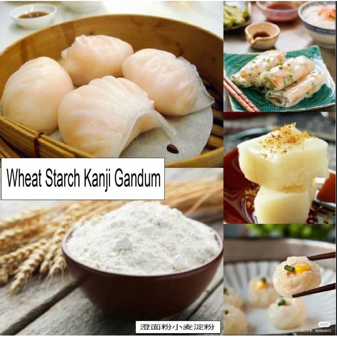 WHEAT STARCH/ TANG FLOUR / KANJI GANDUM | 小麦淀粉 /澄面粉 250g/ 500g/1kg (2541L) - Image 3