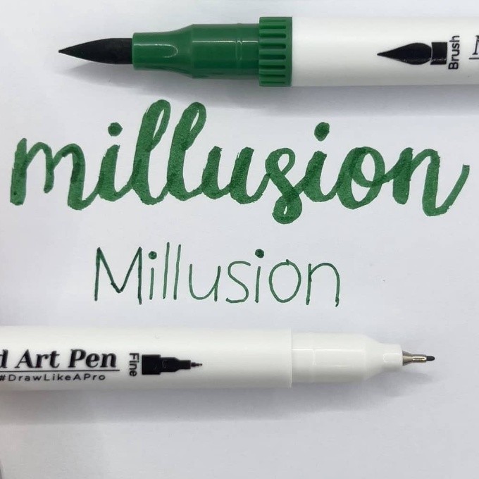Millusion Edible Food Art Pen Cake Marker- Dual Nibs Edible Pen Cake Writing Halal Certified 烘焙食用色素笔(2614L) - Image 15