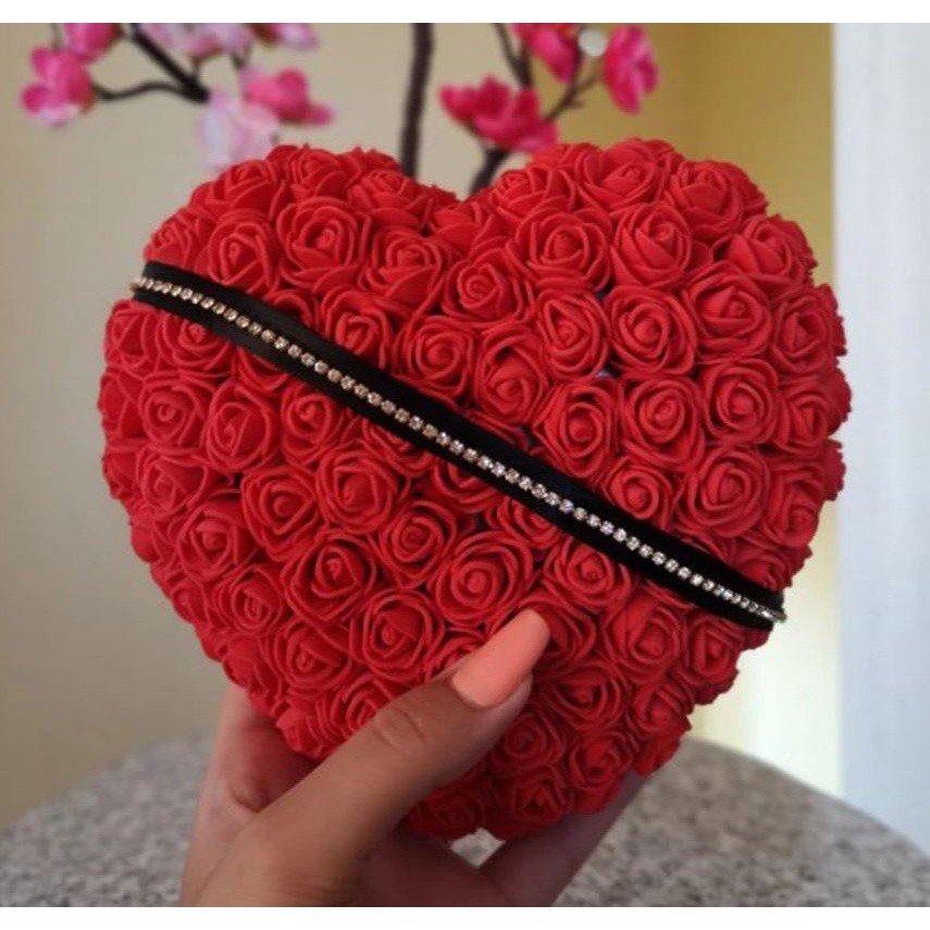 1pc Large Polystyrene Styrofoam Foam Heart-shaped Craft For Christmas Decoration泡沫桃心(2479L) - Image 2
