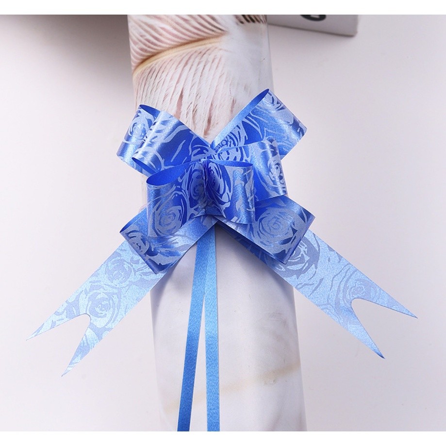 10PCS 1.8cm (Rose) Pull Bows Flower Ribbon For Wrapping Gift Decorate Wedding Car Party Christmas Birthday(1320L) - Image 19