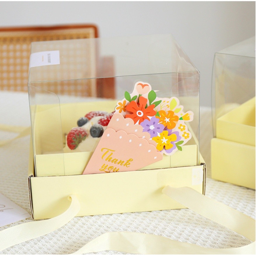 1pc Creative Festival Greeting Card Thank You Teacher Days Gratitude Blessing Card Gift Message Card花束鲜花贺卡(2404L) - Image 9