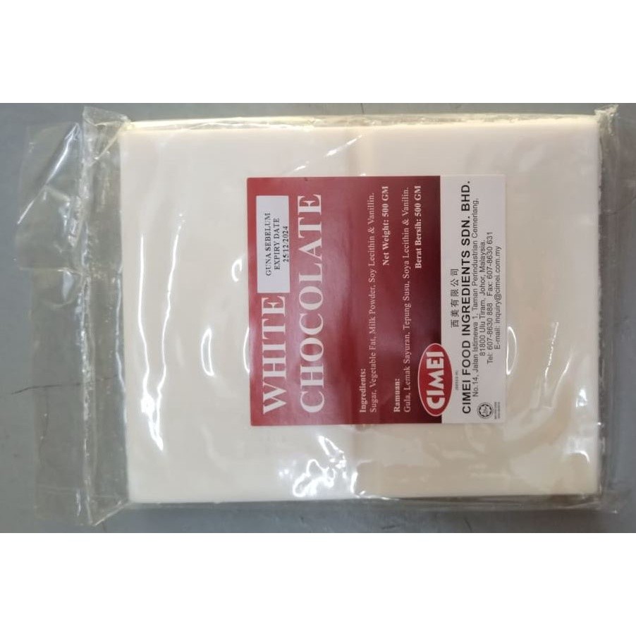 500g/2.5kg Black/White Chocolate Cimei (2501L) - Image 2