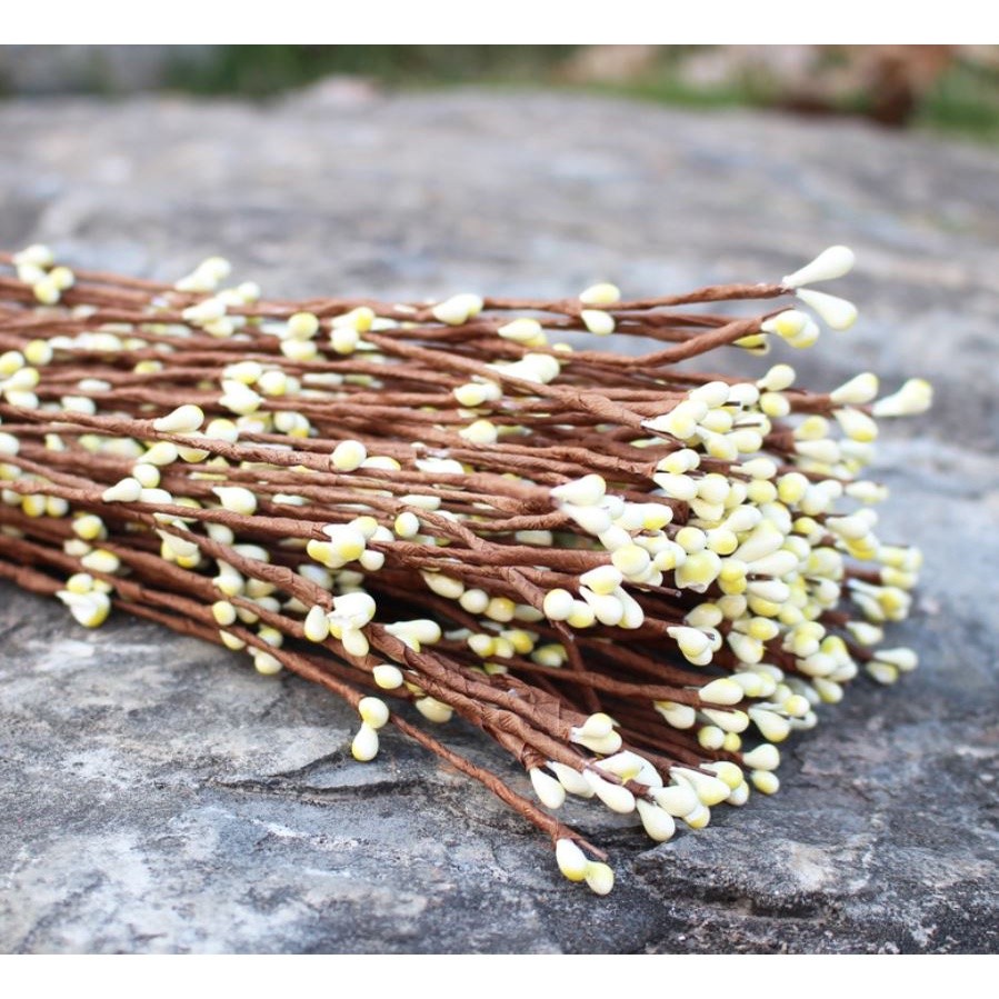 1pc 40cm Rattan Artificial Flower Wreath Small Berry Seed Berry Garland for DIY Banquet Wedding Party(857L) - Image 5