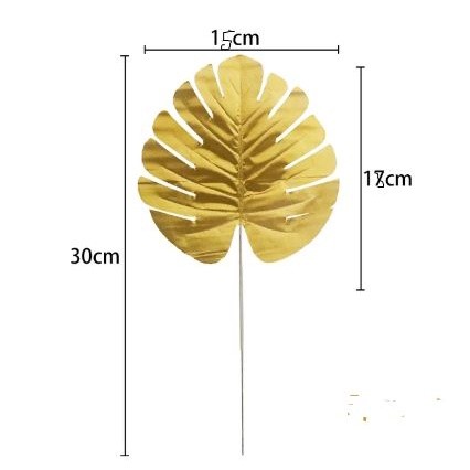 Tropical Palm Artificial Silk Leaves Monstera Leaf Bouquets DIY Home Wedding Party Decor Fake Plants (2604L) - Image 12