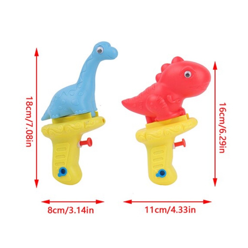 1pc Color Mini Dinosaur Water Guns Toys Kids Birthday Party Summer Favor Baby Shower Guest Gift Boys Beach 水枪(2397L) - Image 4