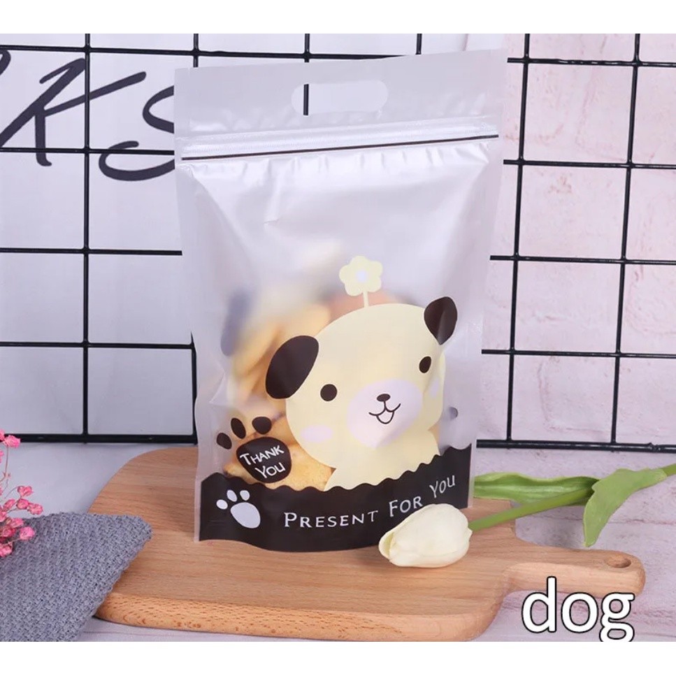 1pc Plastic Stand-Up Nougat Snow Flakes Zipper Ziplock Bag Food Packaging New Year Beef Biscuits Candy(1277L) - Image 13