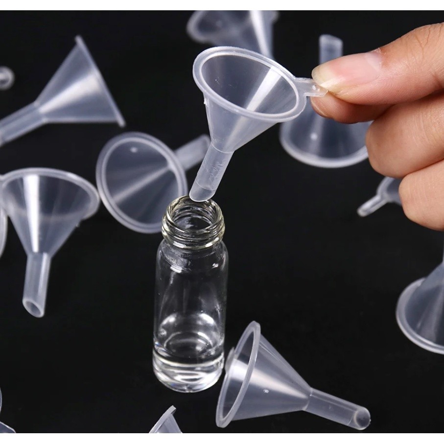1pc Mini Transparent Plastic Funnel Hopper Kitchen Cooking Accessories Gadgets Perfume Emulsion Packing (2762L) - Image 5