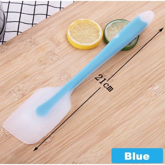 1PCS Silicone Scraper Cream Scraper Cake Scraper Baking Tool Semi Transparent Handle High Temperature Resistant (2440L) - Image 8