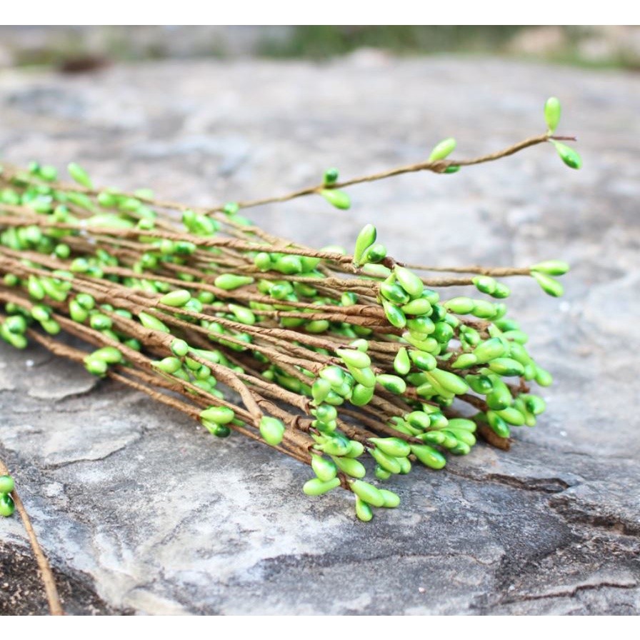 1pc 40cm Rattan Artificial Flower Wreath Small Berry Seed Berry Garland for DIY Banquet Wedding Party(857L) - Image 6