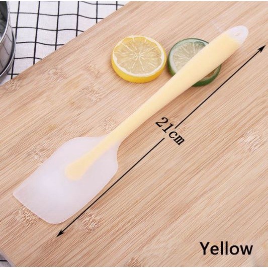 1PCS Silicone Scraper Cream Scraper Cake Scraper Baking Tool Semi Transparent Handle High Temperature Resistant (2440L) - Image 10