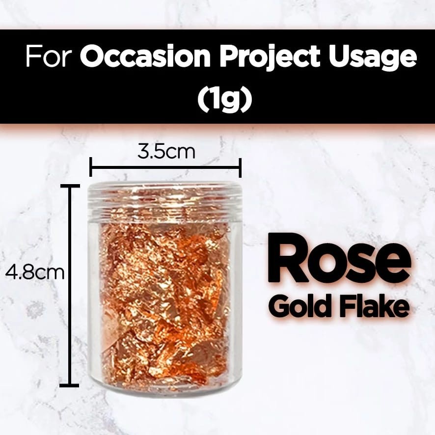 Millusion 24K Edible Gold Silver Flake Leaf Cake Decoration Baking Decoration Cake Kek Food Deco Kek Hiasan食用装饰金箔(2619L) - Image 6