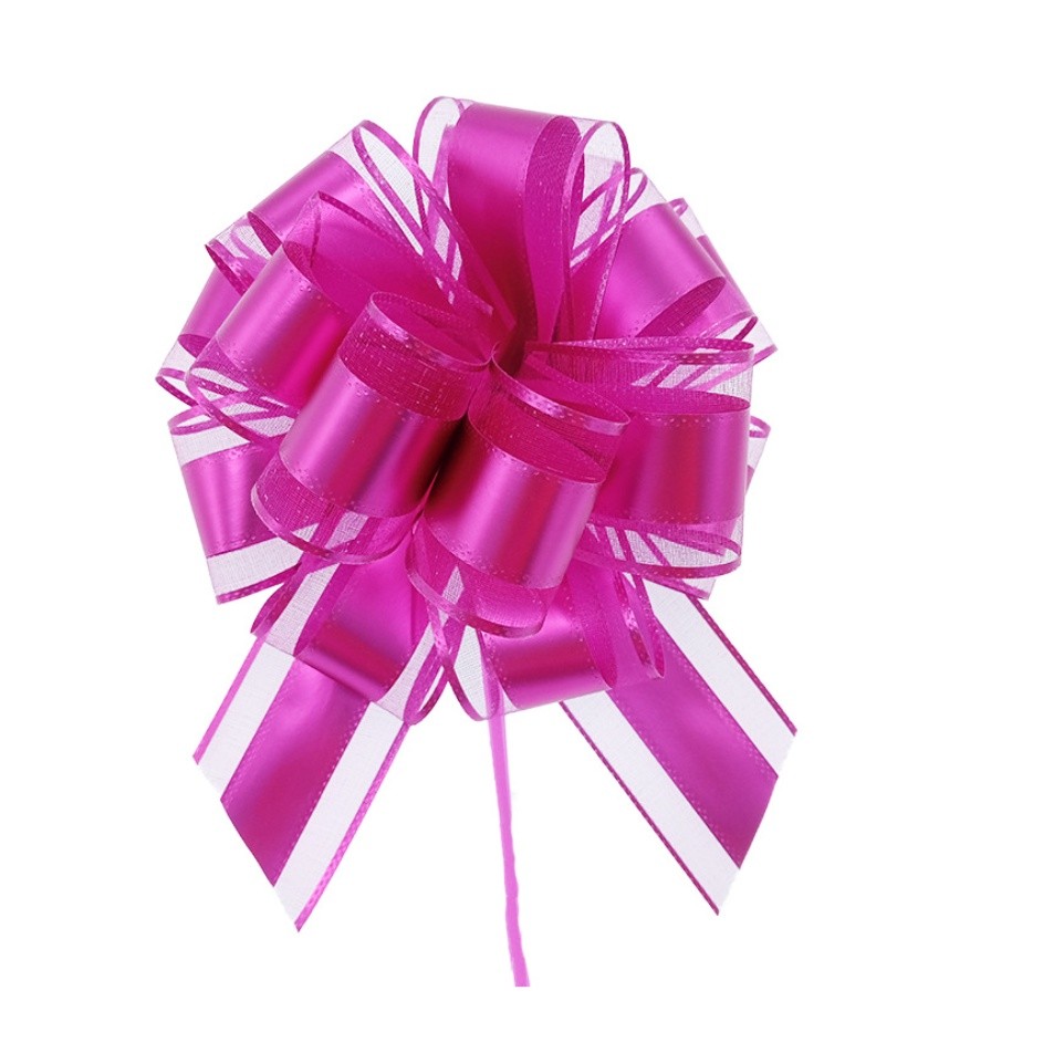 1pc 50# Flower Car Gifts Wedding Pull Bow Ribbons Wrap Packing Valentines Day Birthday 大号哑光金属色球花(2745L) - Image 19