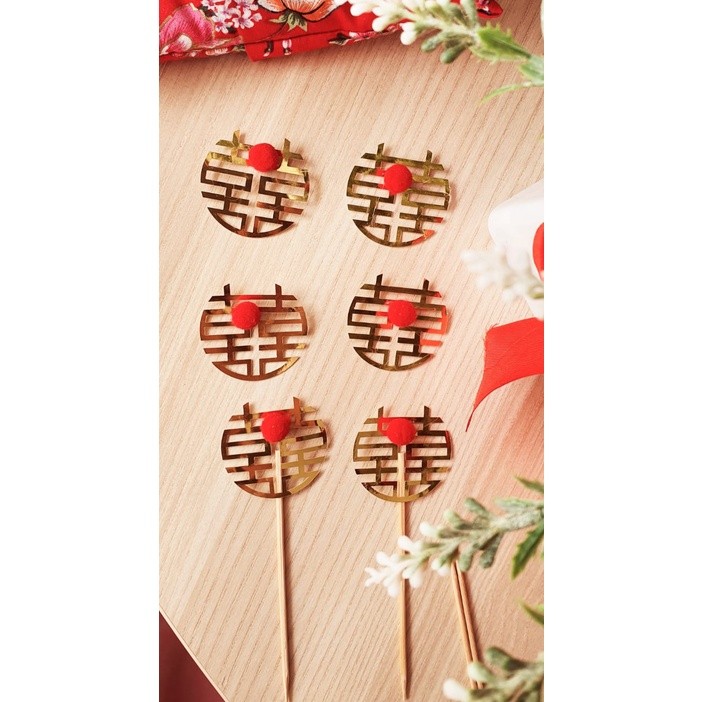 Chinese style birthday King Queen Acrylic Cake Topper Cartoon Girls Boy Happy Birthday Cake Topper(947L) - Image 17