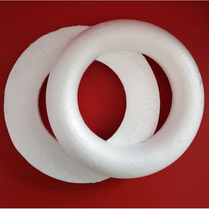 Xmas Decor Polystyrene Foam Party Half Round Craft Material Donuts Mould Foam Ring半边圆环保丽龙(2483L) - Image 5