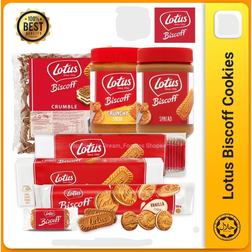 125g, 200g, 250g, Lotus Biscoff Spread Jam/ Cookies/ Biscuit/ Sandwich/ Crumble Belgium (2406+2660L) - Image 7