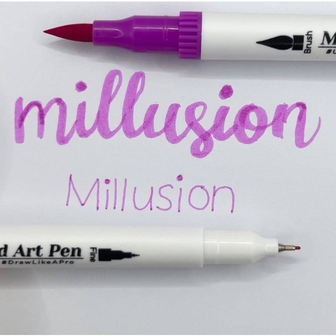 Millusion Edible Food Art Pen Cake Marker- Dual Nibs Edible Pen Cake Writing Halal Certified 烘焙食用色素笔(2614L) - Image 17