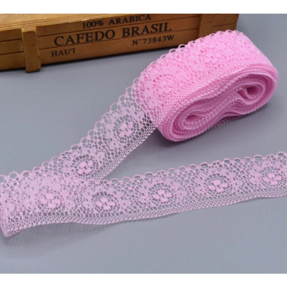 1yard 3.7cm high quality White lace ribbon/width 37mm, diy clothing, dress, jewelry and other accessories 镂空蕾丝花边 (475L) - Image 17