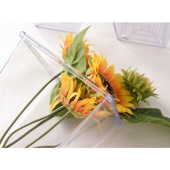 Transparent Square Circular PE Flower Basket potted Planter (2759L) - Image 7