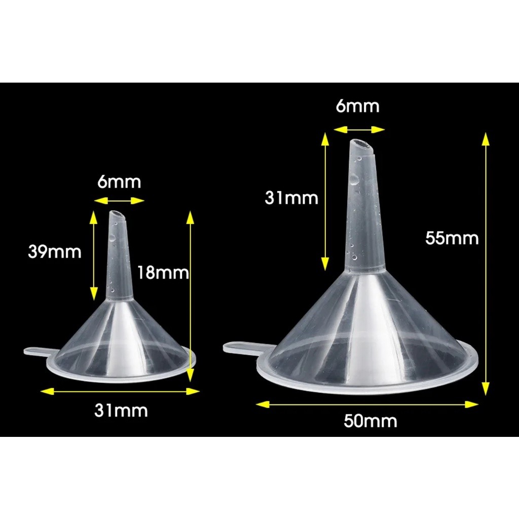 1pc Mini Transparent Plastic Funnel Hopper Kitchen Cooking Accessories Gadgets Perfume Emulsion Packing (2762L) - Image 8