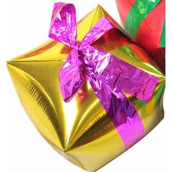 1pcs Gift Box cube foil balloons Christmas party decorations party balloons wedding balloons(309L) - Image 8