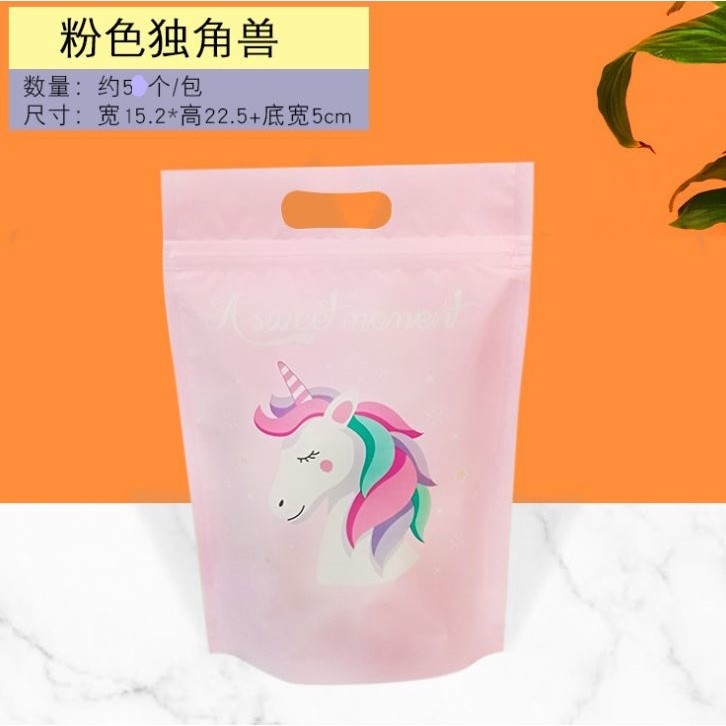 5Pcs Plastic Stand-Up Nougat Snow Flakes Zipper Ziplock Bag Food Packaging New Year Beef Biscuits Candy Hand Bags(1275L) - Image 14