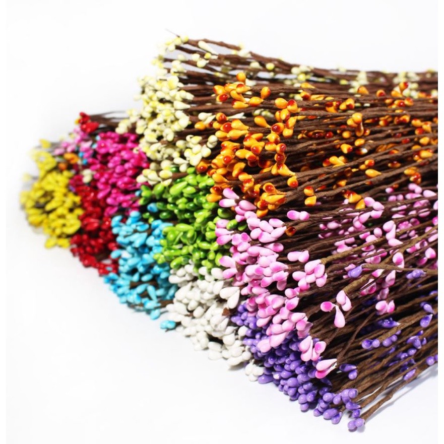 1pc 40cm Rattan Artificial Flower Wreath Small Berry Seed Berry Garland for DIY Banquet Wedding Party(857L)