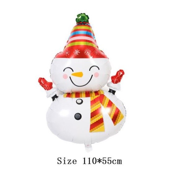 Merry Christmas Decoration Balloons Santa Claus Snowman Christmas Foil Balloons Christmas Xmas Party Decoration(1082L) - Image 8