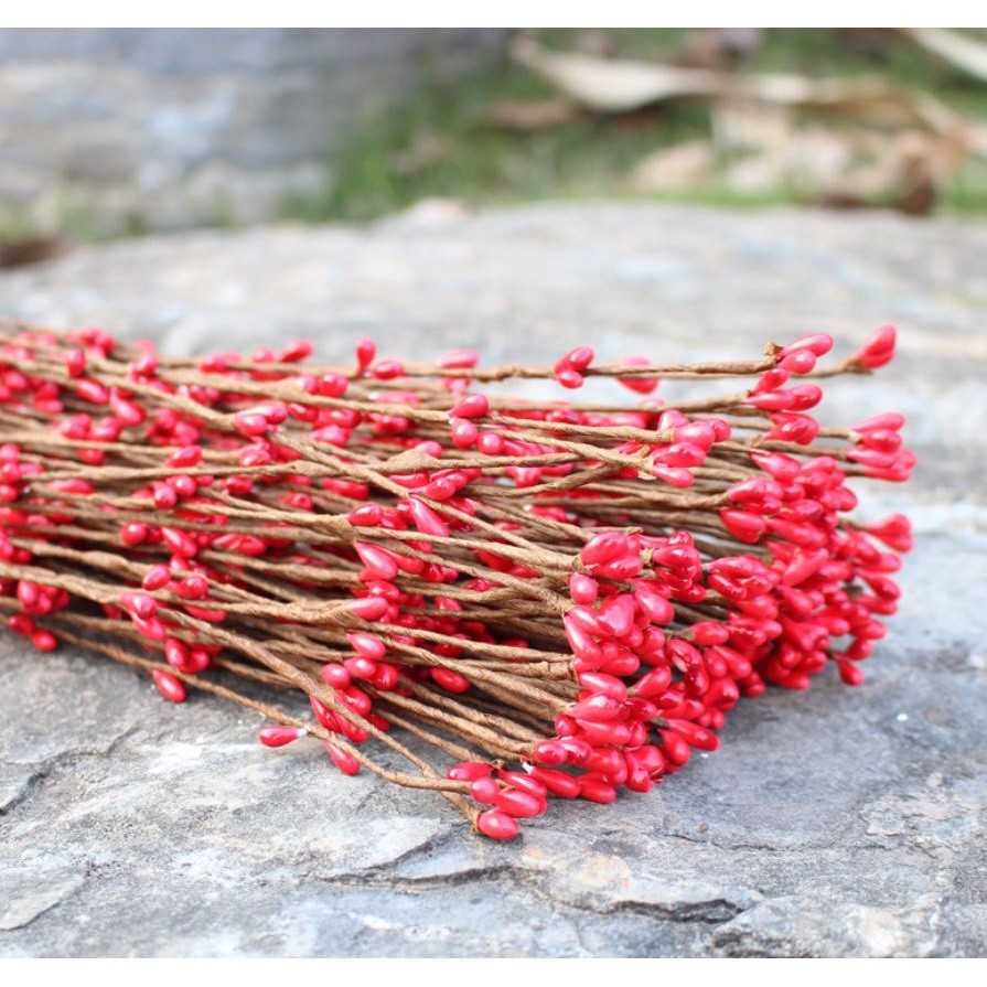 1pc 40cm Rattan Artificial Flower Wreath Small Berry Seed Berry Garland for DIY Banquet Wedding Party(857L) - Image 10