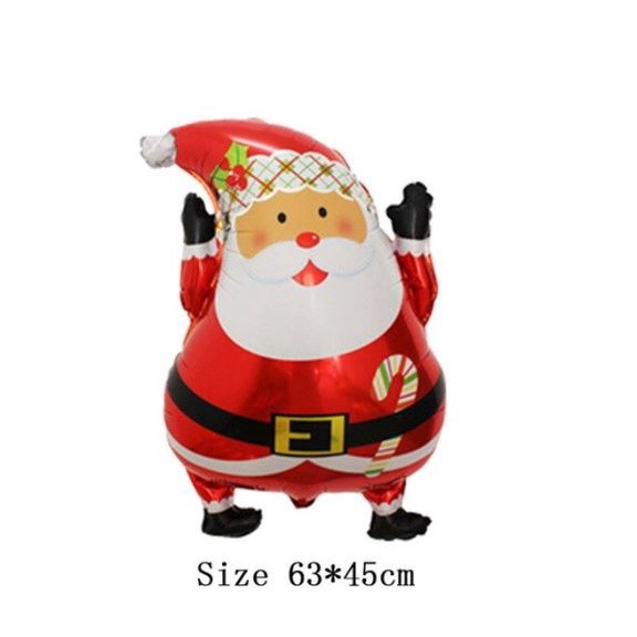 Merry Christmas Decoration Balloons Santa Claus Snowman Christmas Foil Balloons Christmas Xmas Party Decoration(1082L) - Image 4