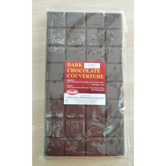 500g/2.5kg Black/White Chocolate Cimei (2501L) - Image 3