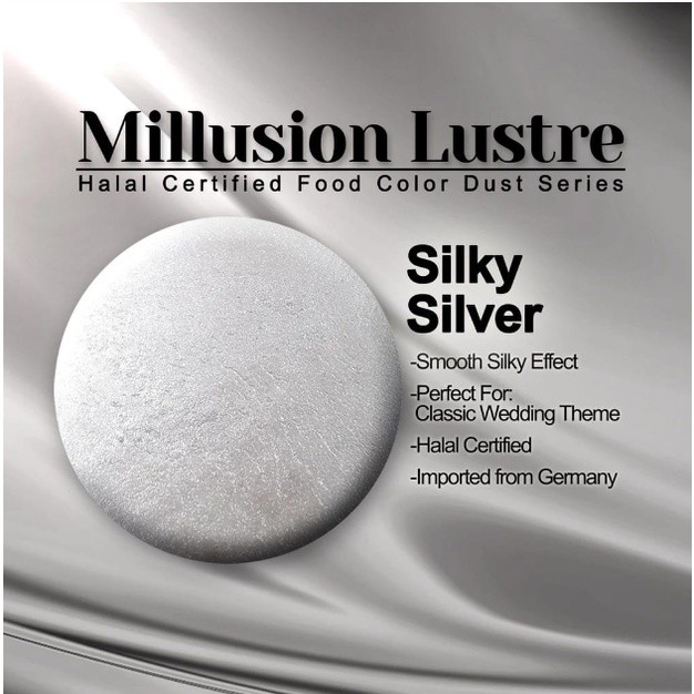 Millusion Lustre Powder/ Cake Decorations/ Dusting Shimmer/ Shine/ Shimmer Powder/ Edible Lustre Powder (2616L) - Image 2