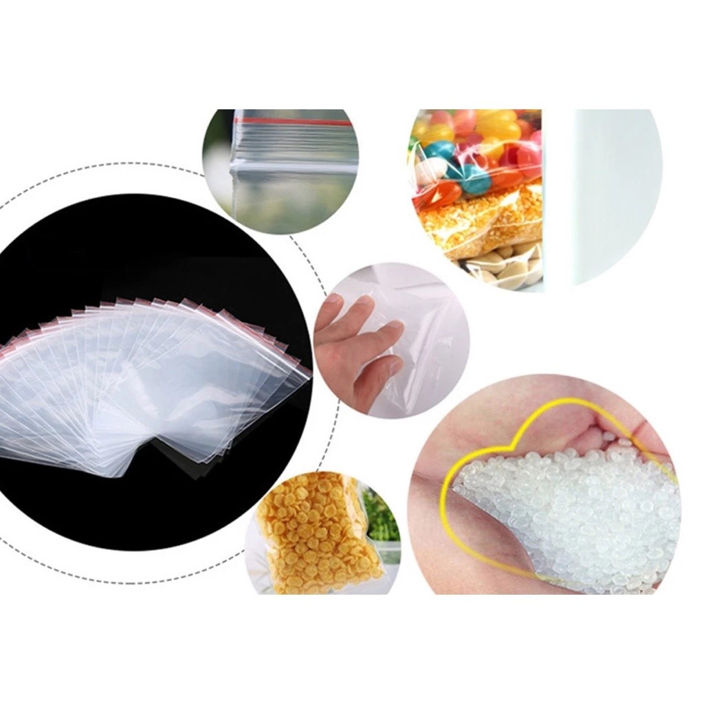 100/500pcs 7x10cm Transparent Small Ziplock Plastic Bags Jewelry Gift Food Reclosable Storage Bag 透明自封袋(2705L) - Image 6