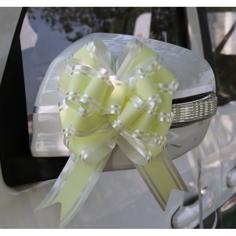 1pcs gift Bows packaging garland Pull flowers ribbon Wrap Festival Wedding Car Birthday Party Decor(710L) - Image 3